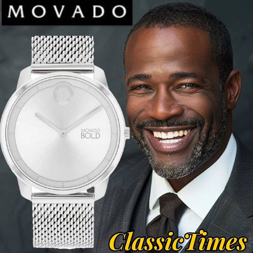 ***BRAND NEW*** Movado Trend Silver Dial Silver Stainless Steel Mesh Bracelet